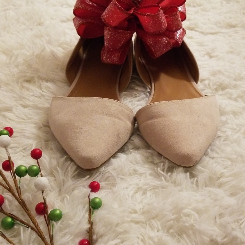 Cream Simple Flats - Picture 4 of 7